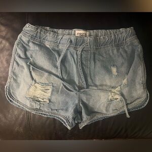 Insane gene blue Jean shorts, size L